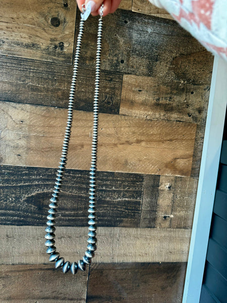 Graduated "Navajo Style" Pearls - 28"