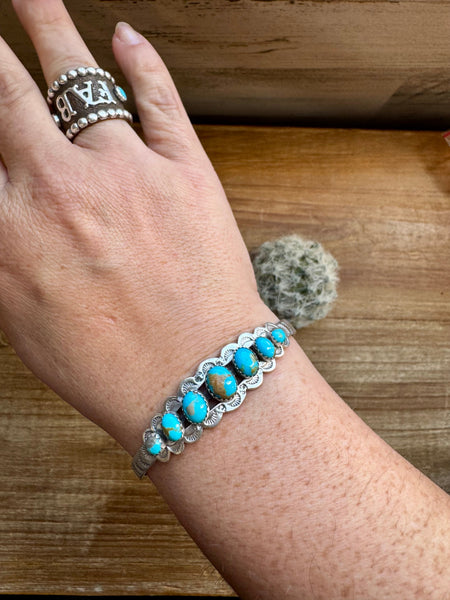 Kingman Turquoise Cuff Bracelet