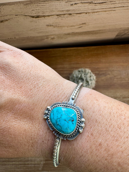 Kingman Turquoise Cuff Bracelet