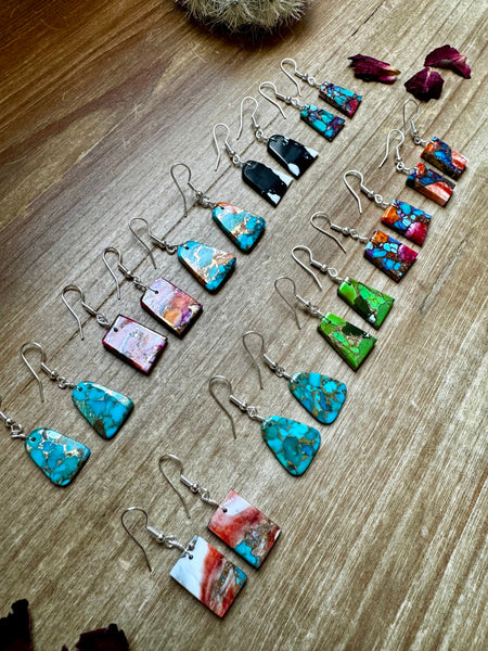 Mini Slab Earrings - Pick Your Style