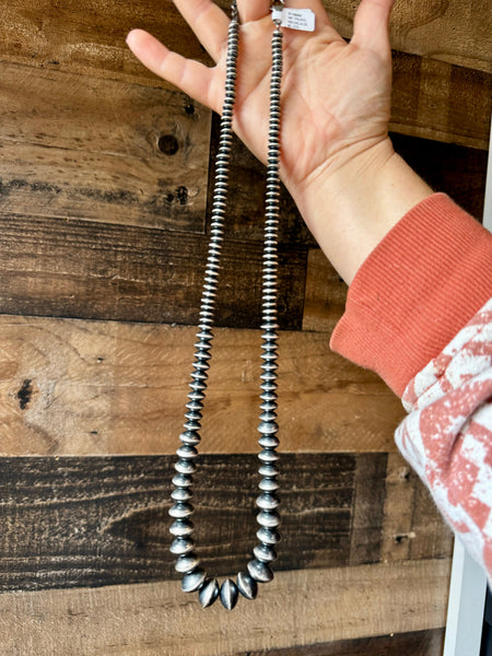 Graduated "Navajo Style" Pearls - 26"