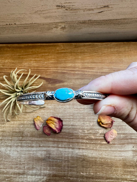 Golden Hills Turquoise and Sterling Silver Cuff Bracelet