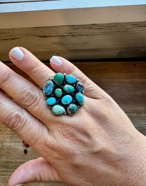 Sonoran Gold Turquoise Ring- Size 6