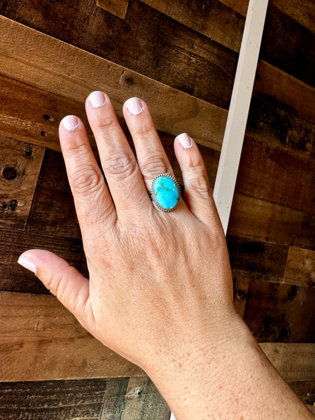 Turquoise Ring-Size 8 1/2