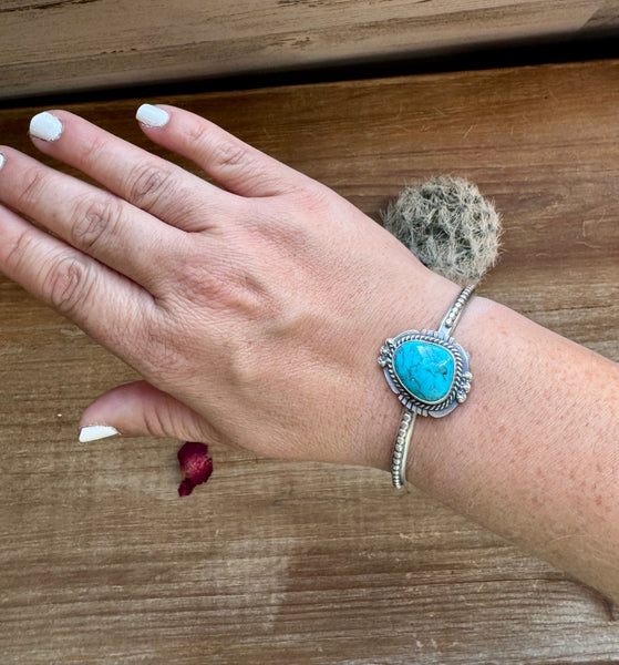 Kingman Turquoise Cuff Bracelet