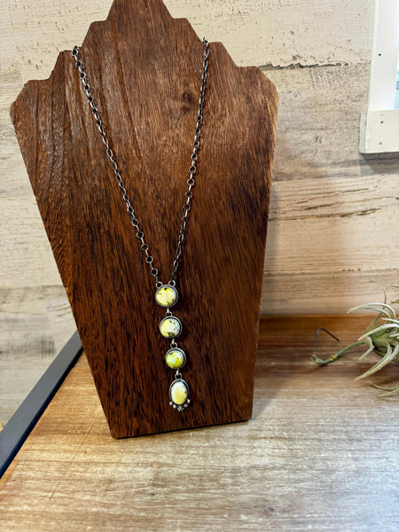 Palomino Turquoise 4-Stone Necklace