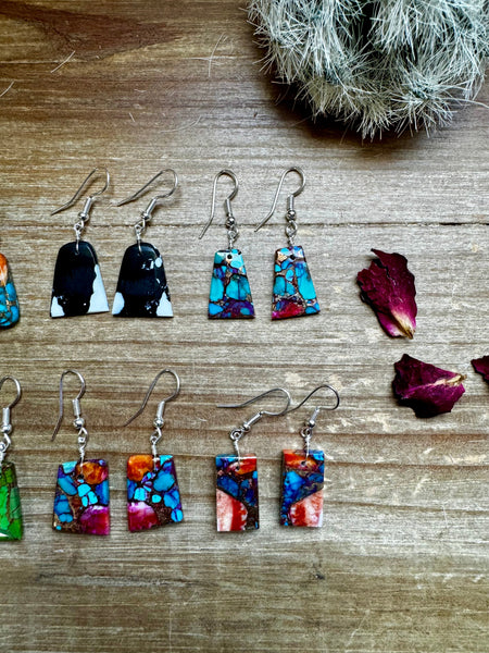 Mini Slab Earrings - Pick Your Style