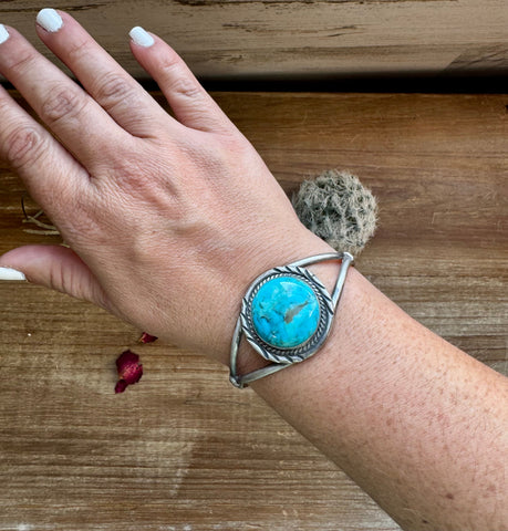 Kingman Turquoise Cuff Bracelet