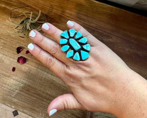 Sonoran Turquoise Ring- Size 7