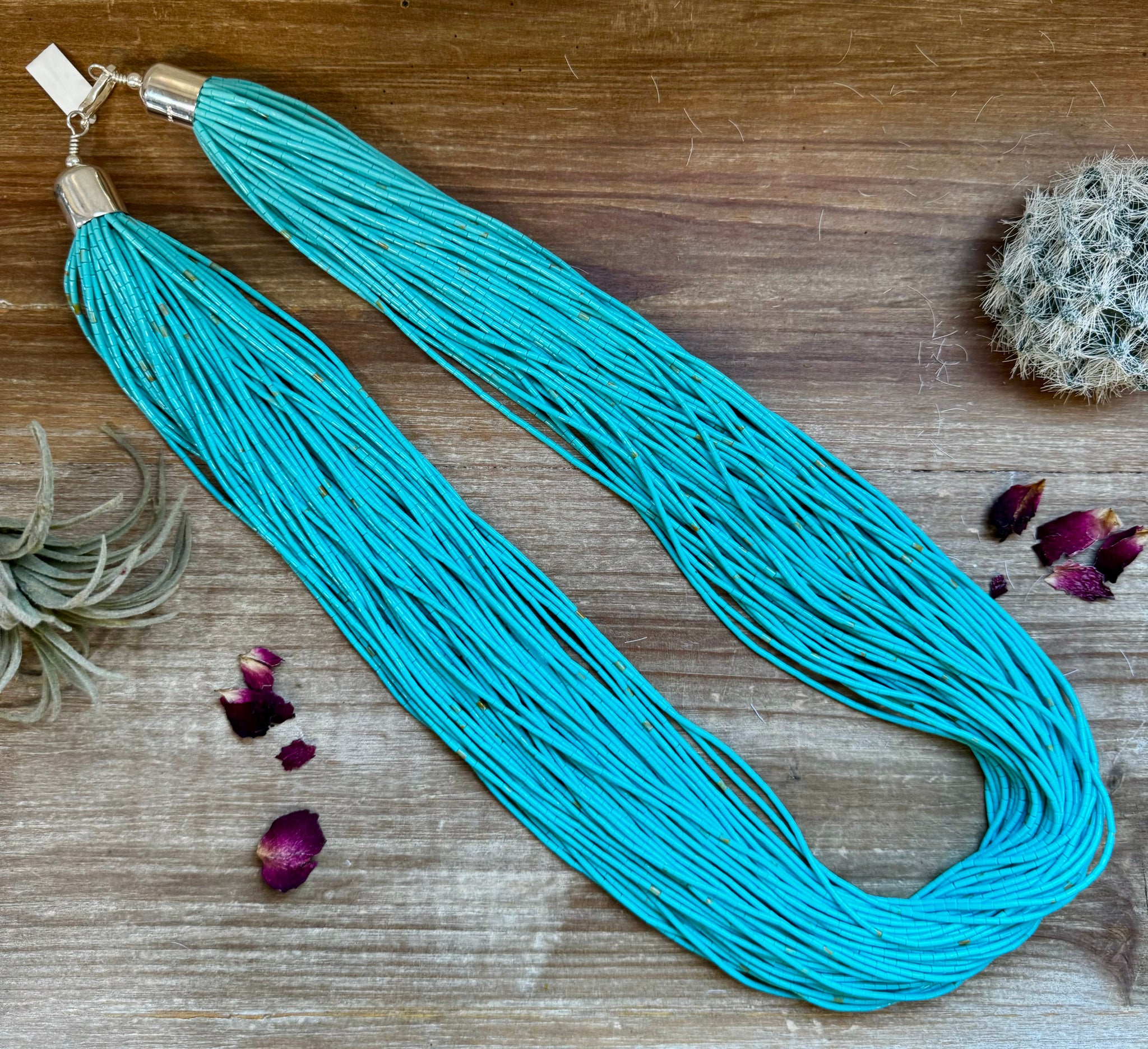 Multistrand Kingman Turquoise Necklace