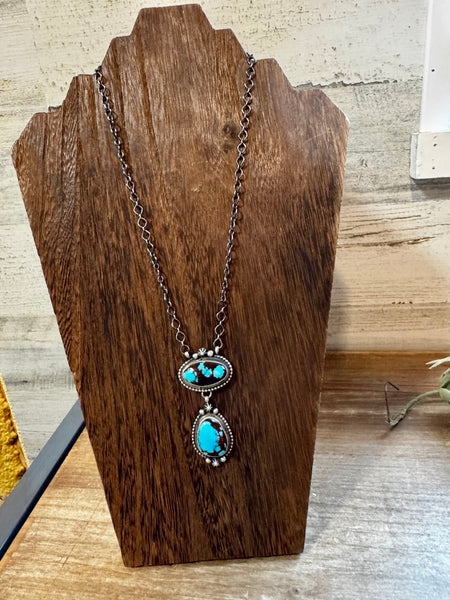 Egyptian Turquoise Necklace-19"