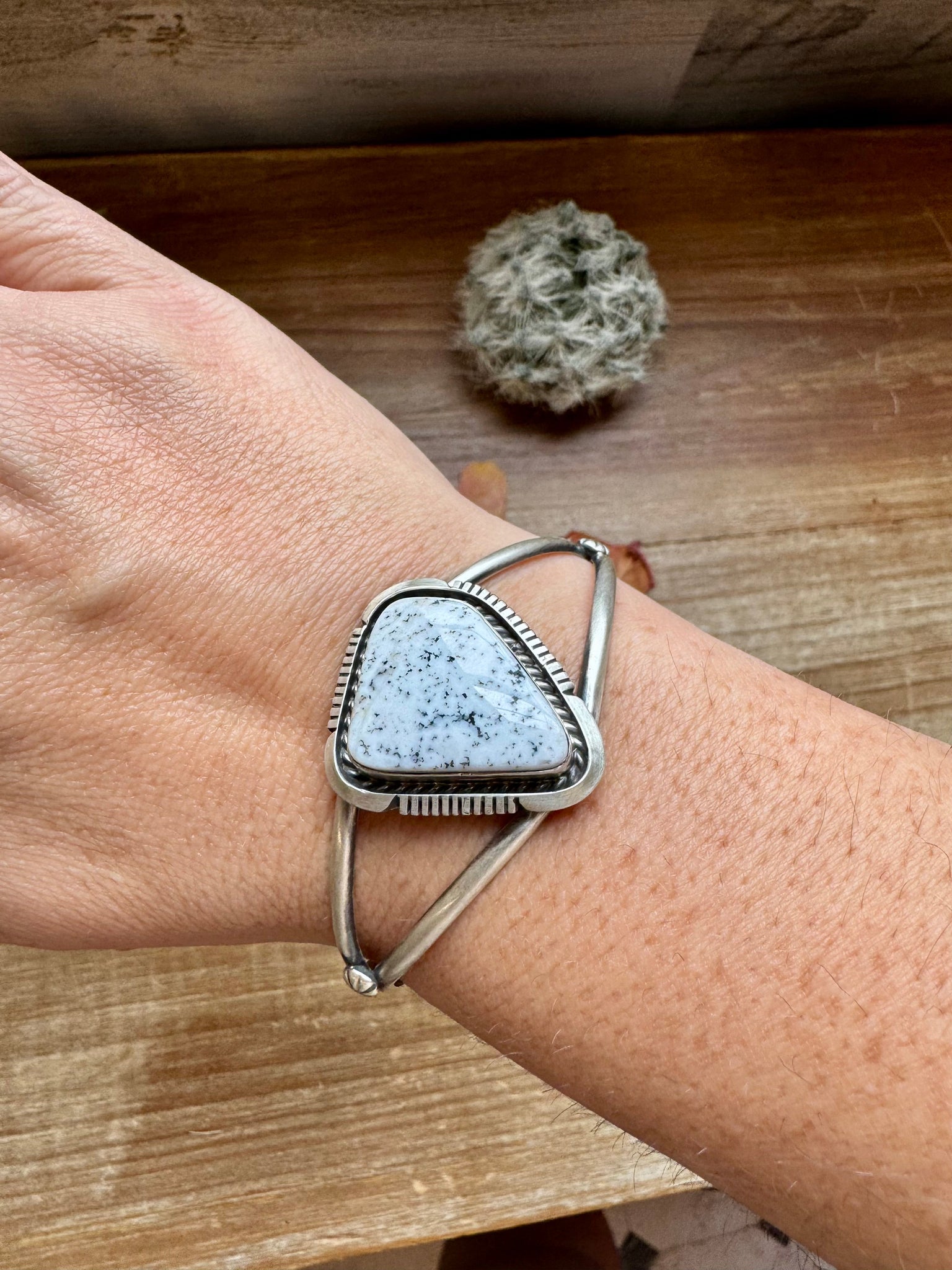 White Buffalo Cuff Bracelet-