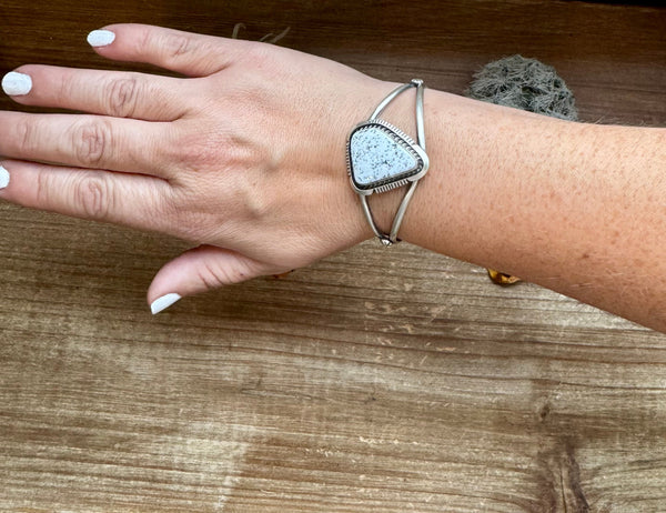 White Buffalo Cuff Bracelet-