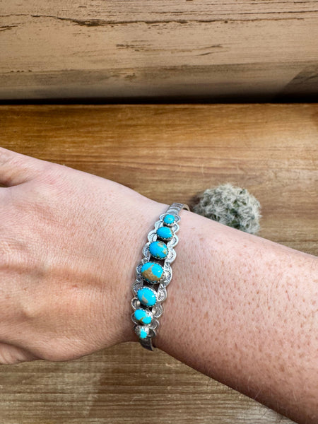 Kingman Turquoise Cuff Bracelet