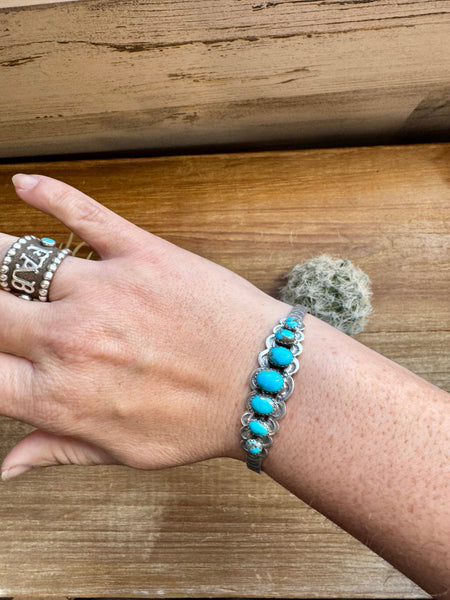 Kingman Turquoise Cuff Bracelet