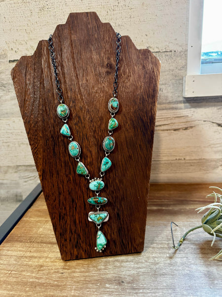 Royston Turquoise Necklace and Earrings Set