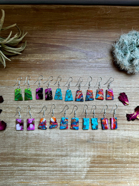 Mini Slab Earrings - Pick Your Style