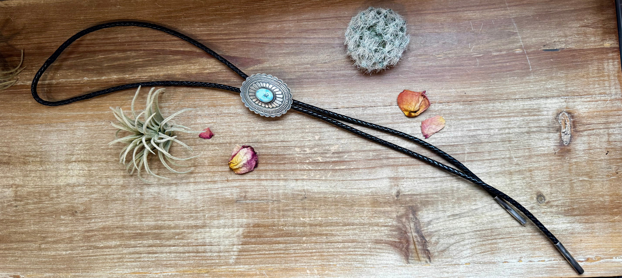 Golden Hills Turquoise Bolo Tie