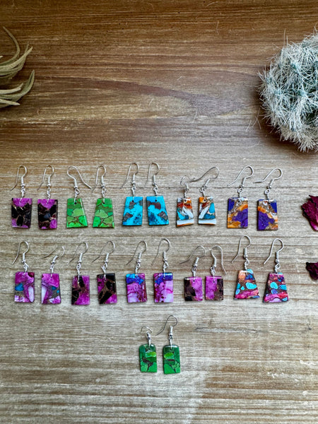 Mini Slab Earrings - Pick Your Style