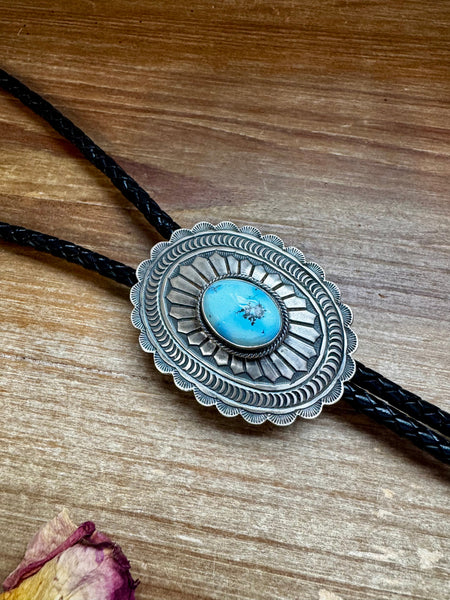 Golden Hills Turquoise Bolo Tie