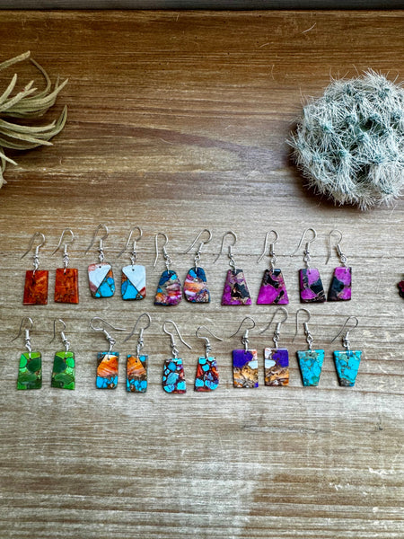 Mini Slab Earrings - Pick Your Style