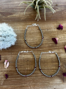 Pop of Purple Sterling Silver and Spiny Oyster Bracelet